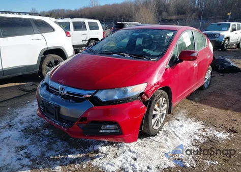 2013 Honda Insight Ex from USA, damaged, VIN JHMZE2H77DS000494